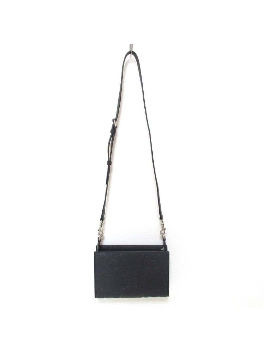 Gucci Jumbo GG Mini Shoulder Bag Black - Picture 1 of 15